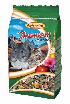 Avicentra Premium činčila+osmák 850g