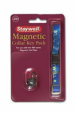 Náhradní sada obojek + zámek k dvířkům pro kočky