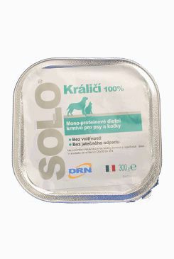 SOLO Coniglio 100% (králík) vanička 300g