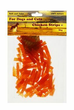 Pochoutka Kuřecí proužky poloměkké 4cm/80g