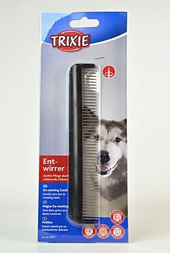 Hřeben na srst s rotačními zuby 1,5cm 18cm Trixie