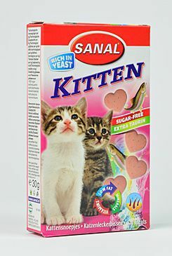 Sanal kočka Kitten srdíčka losos + taurin 40tbl