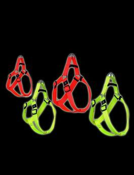 Postroj nylon ART Sportiv reflex 35-60/20 Žlutý KAR