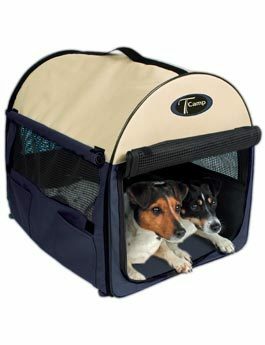 Přepravka Tcamp nylon 55x65x80cm Modrá/Béžová 1ks