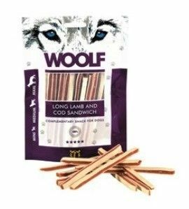 WOOLF pochoutka Soft Lamb and Cod Sandwich 100g