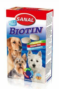 Sanal pes Biotin kalciové tablety s biotin 400g/4x100g