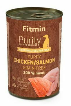 Fitmin dog Purity tin konz Puppy Salmon&Chicken 400g