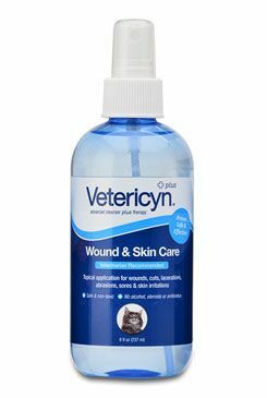 Vetericyn Roztok kůže a rány 237ml kočka