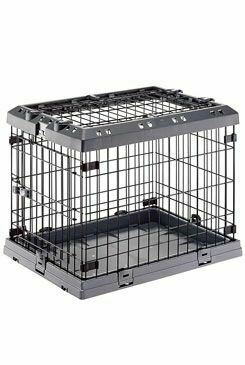 Přepravka SUPERIOR 60 skládací pro psy šedá FP