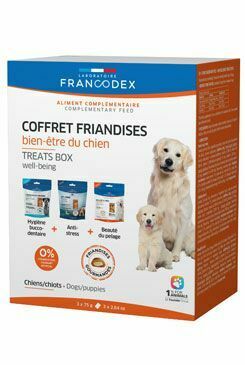 Francodex Pochoutka Box Well-being pro psy 3x75g