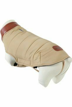 Obleček prošívaná bunda pro psy LONDON béžová 45cm Zolux