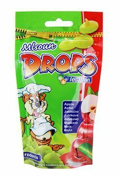 Pochoutka hlodavec Mlsoun jablečné dropsy 75g