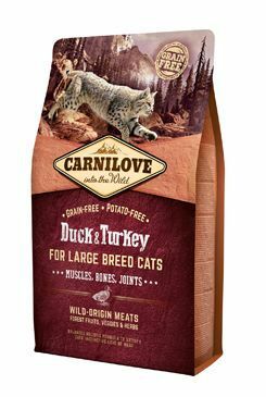 Carnilove Cat LB Duck&Turkey Muscles, Bones, Joints 2kg