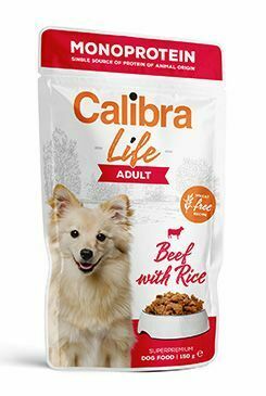 Calibra Dog Life kapsa Adult Beef 150g