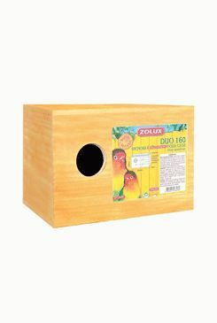 Budka pro ptáky do klece dřevěná 23cm Zolux