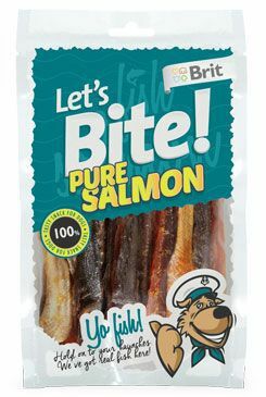 Brit pochoutka Let's Bite Pure Salmon 80g NEW