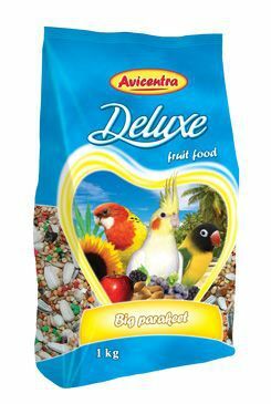 Avicentra Deluxe malý a střední papoušek 500g