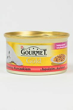 Gourmet Gold konz. kočka pašt. duš.hov.a kuře 85g