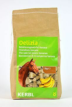 Pochoutka pro koně DELIZIA banán 1kg