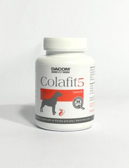 Colafit 5 na klouby pro psy s barevnou srstí 100tbl